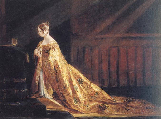 Queen Victoria in her Coronation Robes